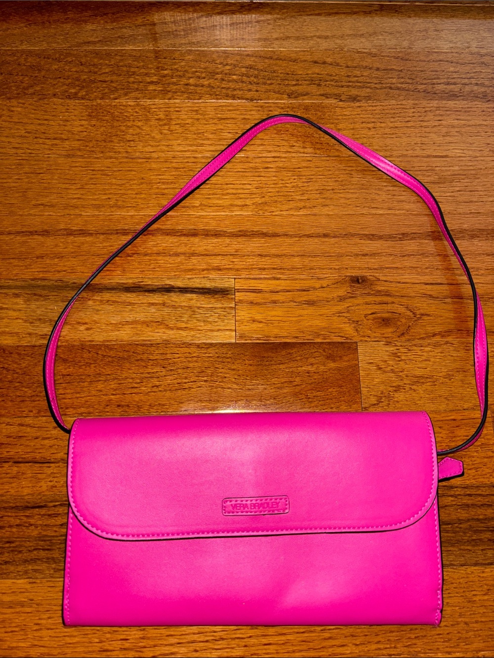 Vera Bradley Hot Pink Rectangular Purse Shoulder Bag